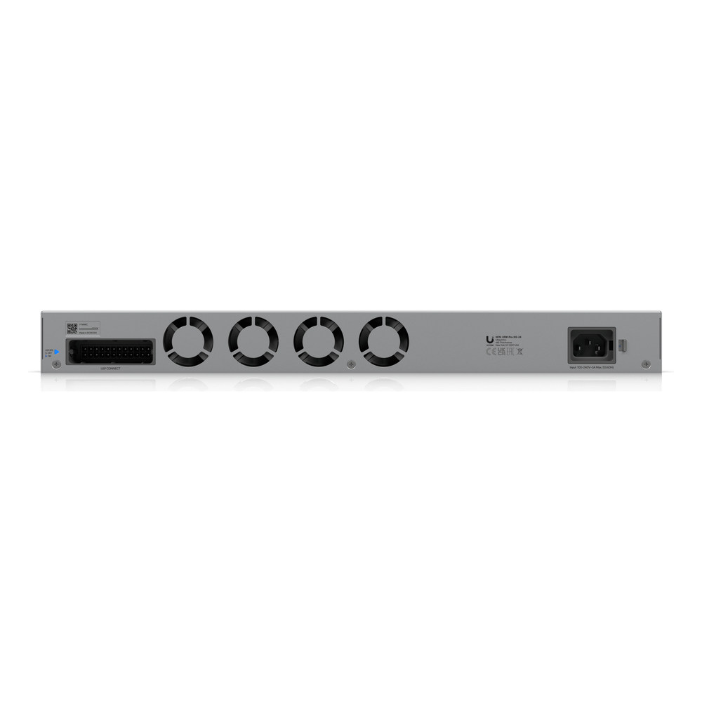 UniFi Switch USW-Pro-XG-24 / Capa 3 / 24 puertos  (16 × 10 GbE, 8 × 2,5 GbE) + 2 puertos SFP28 25 G