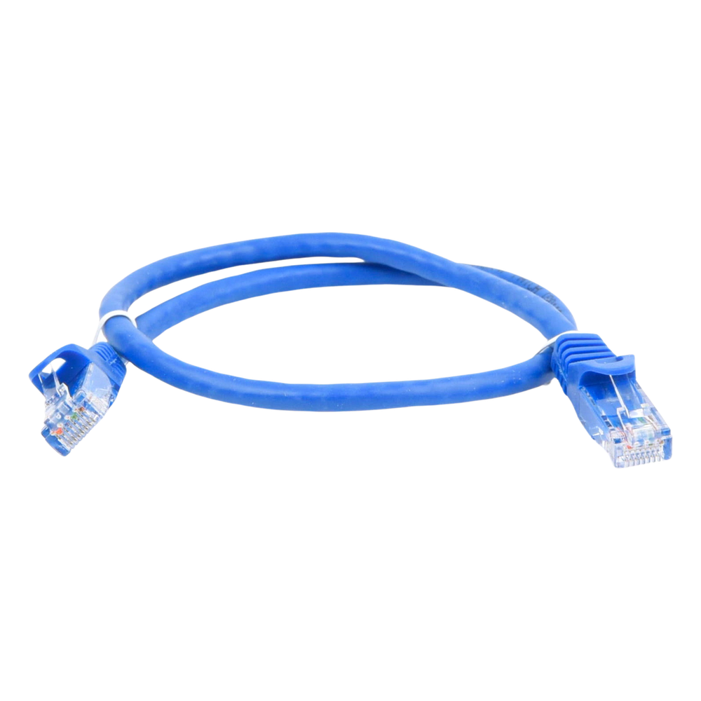 Cable de Parcheo UTP Cat6 - 0.5 Metros (1.64 Pies) - Azul
