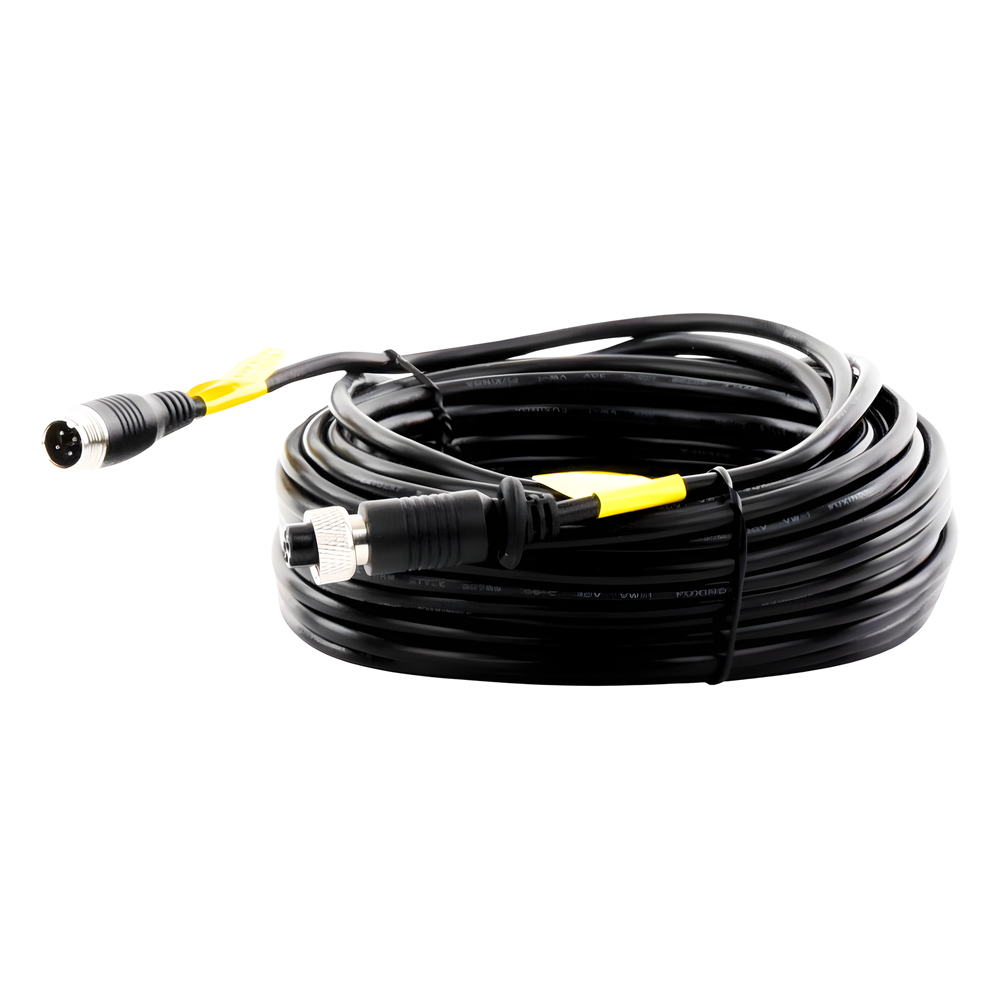 Cable Extensor de Vídeo y Audio de 14 Metros / Conector Tipo Aviación / Compatible con Cámara TURBO Móvil HIKVISION