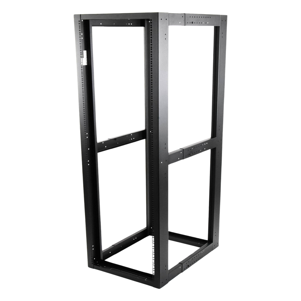 Rack Estándar 19" de 4 Postes, Acero, 45 Unidades, Profundidad Ajustable.