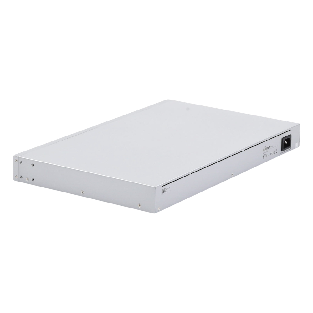 UniFi Switch USW-48-POE, Capa 2 de 48 puertos (32 puertos PoE 802.3af/at + 16 puertos Gigabit) + 4 puertos 1G SFP, 195W, pantalla informativa