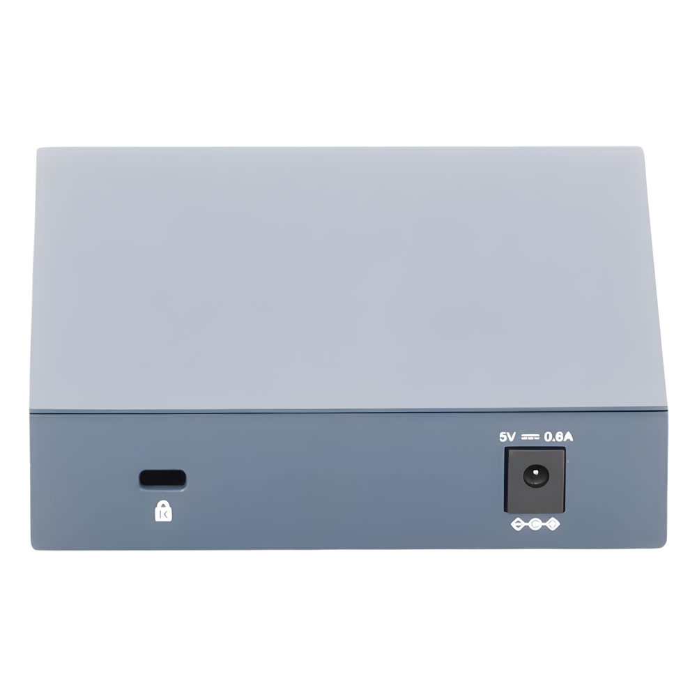 Switch de escritorio Gigabit de 5 puertos 10/100/1000Mbps, carcasa metálica