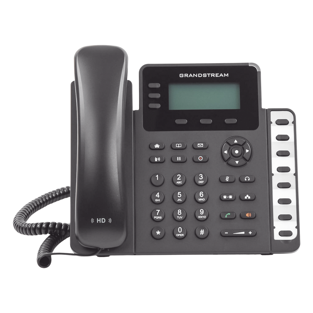 Teléfono IP SMB de 3 líneas con 3 teclas de función, 8 teclas de extensión BLF y conferencia de 4 vías, PoE