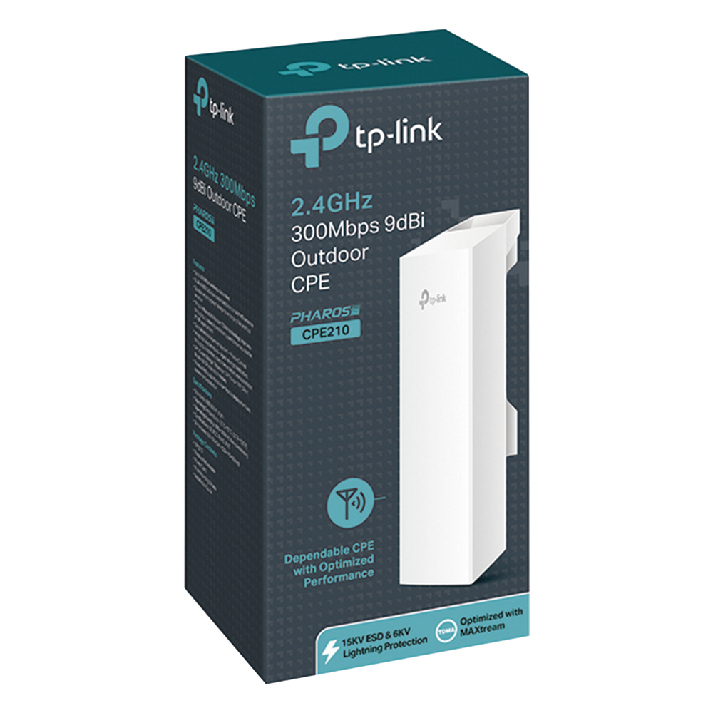 Punto de Acceso WI-Fi  N 300Mbps en 2.4GHz, 2 antenas integradas de 9dBi, MIMO 2X2.