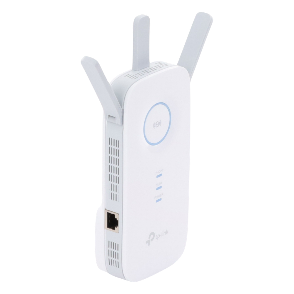 Repetidor / Extensor de Cobertura WiFi AC, 1750 Mbps, doble banda 2.4 GHz y 5 GHz, con 1 puerto 10/100/1000 Mbps, 3 antenas externas