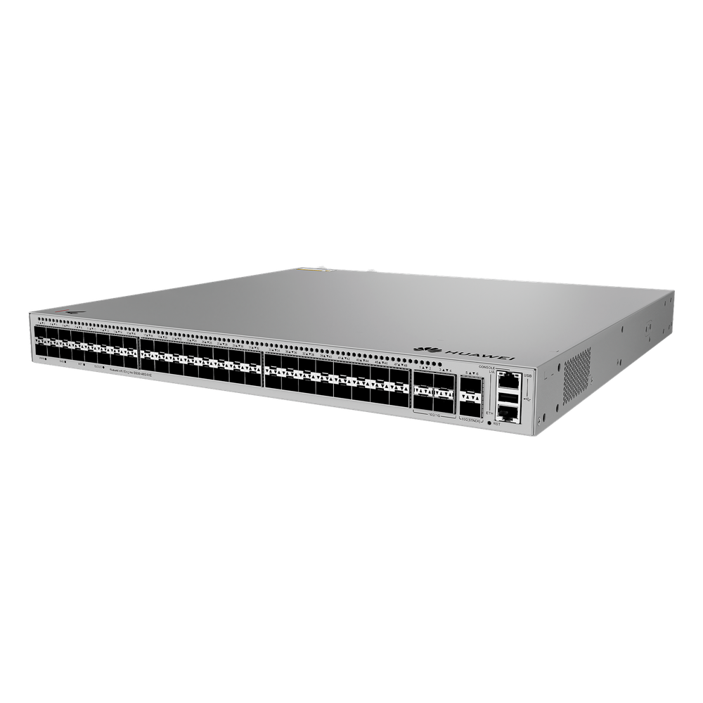 Switch Empresarial Core Gigabit Administrable  Capa 3 / 48 puertos 1GE SFP / 4 Puertos 10GE SFP+ Uplink / 2 Puertos 10GE SFP+ (Stack) / ERPS / Ruteo Dinamico (RIP, OSPF, IS-IS y BGP)  / iStack / Administración Nube Gratis