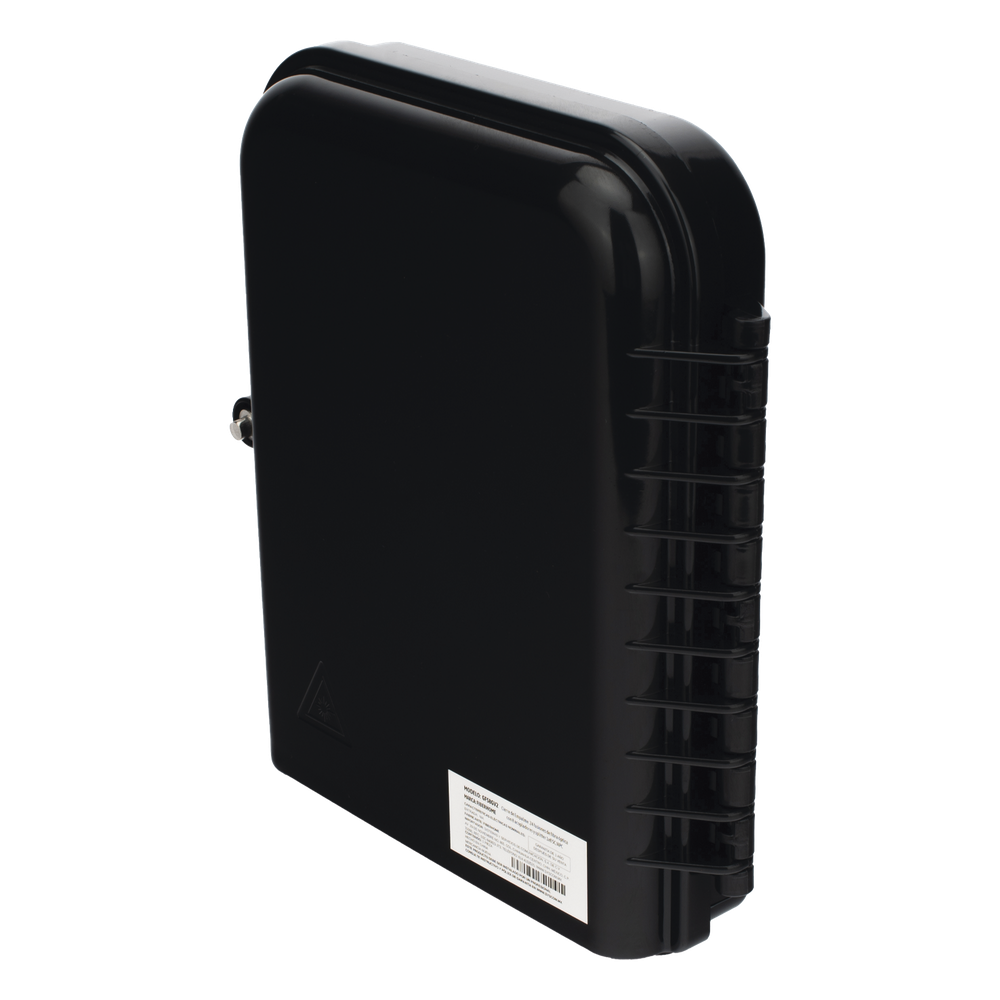 Cierre de Empalme para 24 fusiones de fibra óptica, Interior/Exterior, con 8 acopladores SC/APC y splitter 1x8 SC/APC Incluido, IP65, 3 Puertos para Fibra Troncal o Distribución