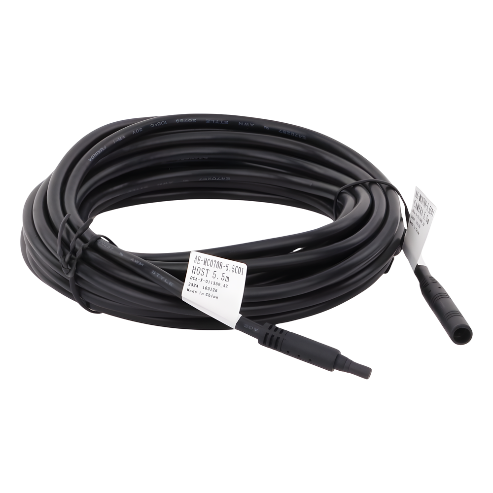 Cable Extensor de Vídeo y Audio de 6 Metros / Conector Tipo Aviación / Compatible con Dashcam AE-DI2032G40(B)