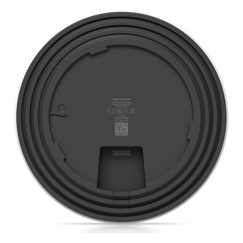 U7 Pro XG Wi-Fi 7 Tri-Banda para Interiores con Soporte 6 GHz, Cobertura de hasta 140 m², Capacidad para Hasta 300 Usuarios y Puerto Multi-Gig 10/5/2.5/1 GbE