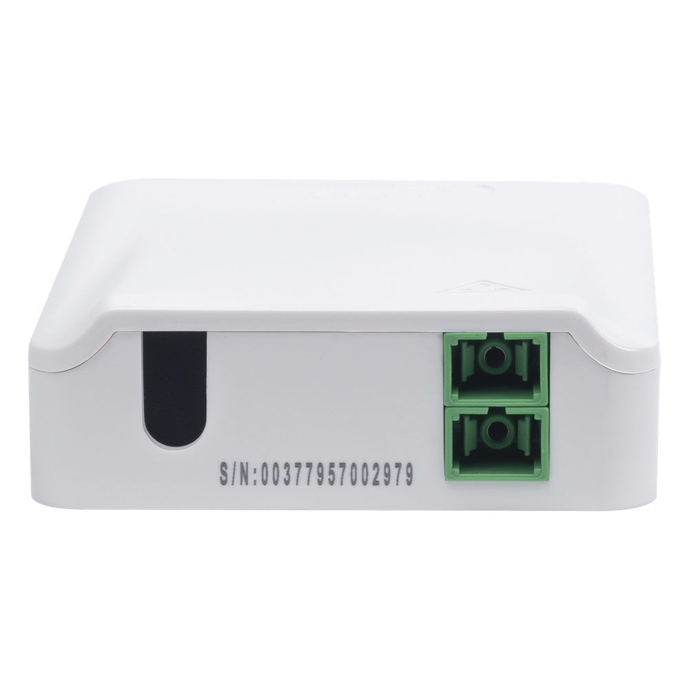 Caja Terminal de Fibra Óptica (Roseta) con 2 Acopladores SC/APC, Blanca