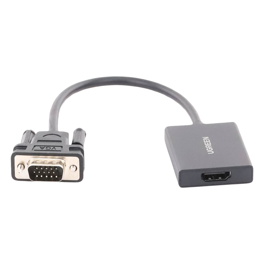 VGA Macho / Salida: HDMI Hembra / Resolución de 1080P@60Hz / Puerto Estéreo de 3.5 mm / Plug and Play, Sin Controlador / Longitud del Cable 15 cm (5.91 Pulgadas). / Incluye Cable de Alimentación USB / Incluye Cable de Audio de 3.5mm.