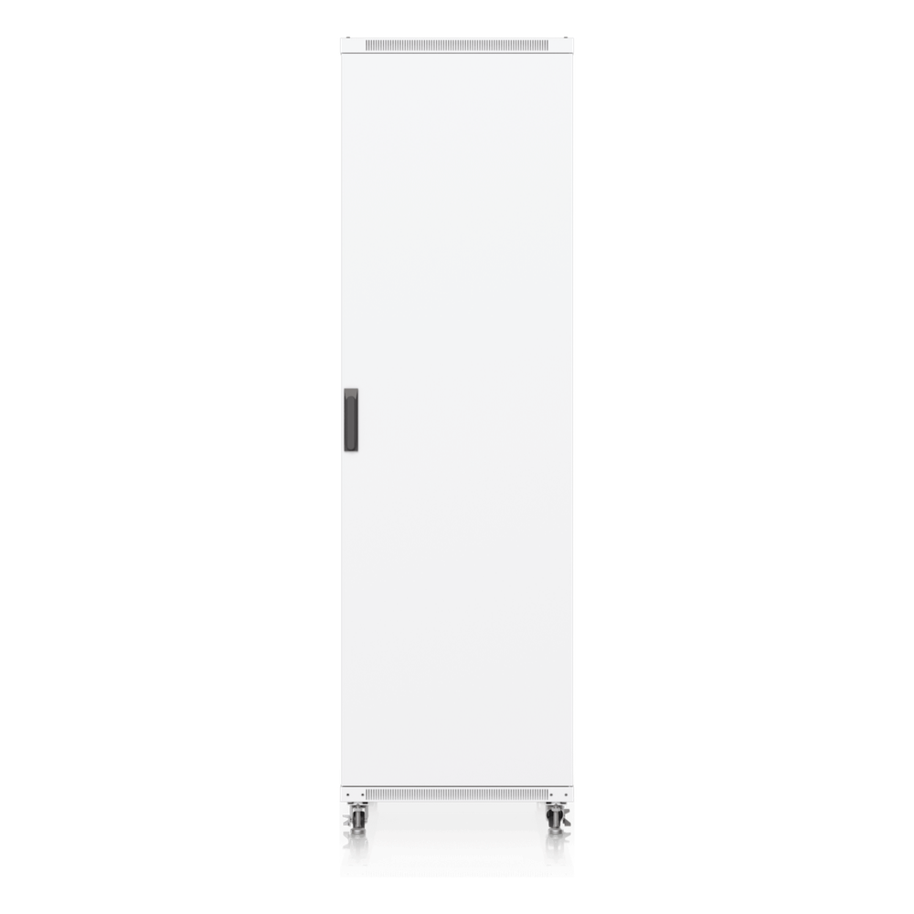 UACC Rack Cabinet 42U (600 × 1000 mm) – Gabinete de Piso Totalmente Ensamblado con Ventiladores Integrados, Paneles Removibles, Ruedas con Seguro y Puerta Frontal de Vidrio Templado