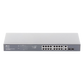 Switch no administrable de 16 puertos 10/100/1000Mbps y PoE af/at, 2 puertos SFP hasta 250W.
