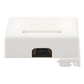 Caja de Pared con 2 Puertos, Incluye 2 Jacks UTP Cat5e Keystone