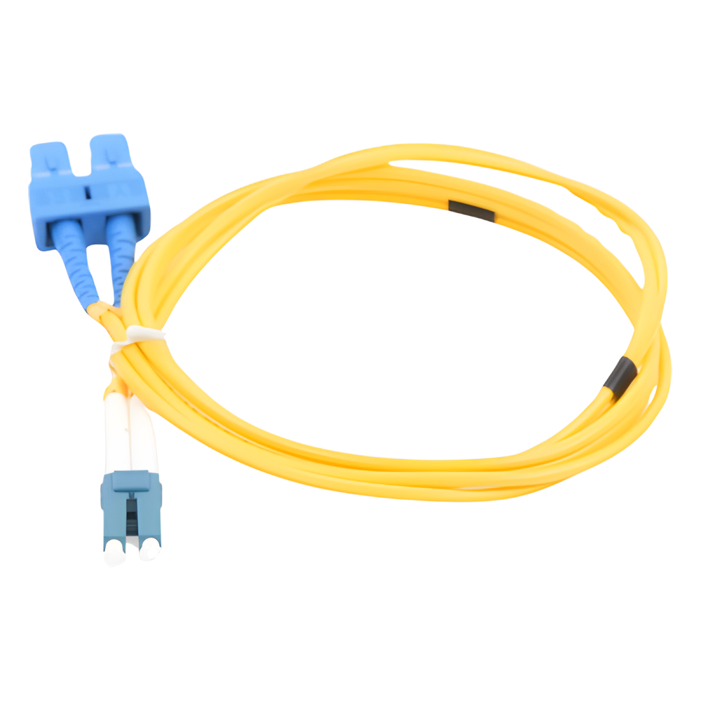 Jumper de Fibra Óptica Monomodo LC/SC Duplex de 1 Metro (3.28 Pies)