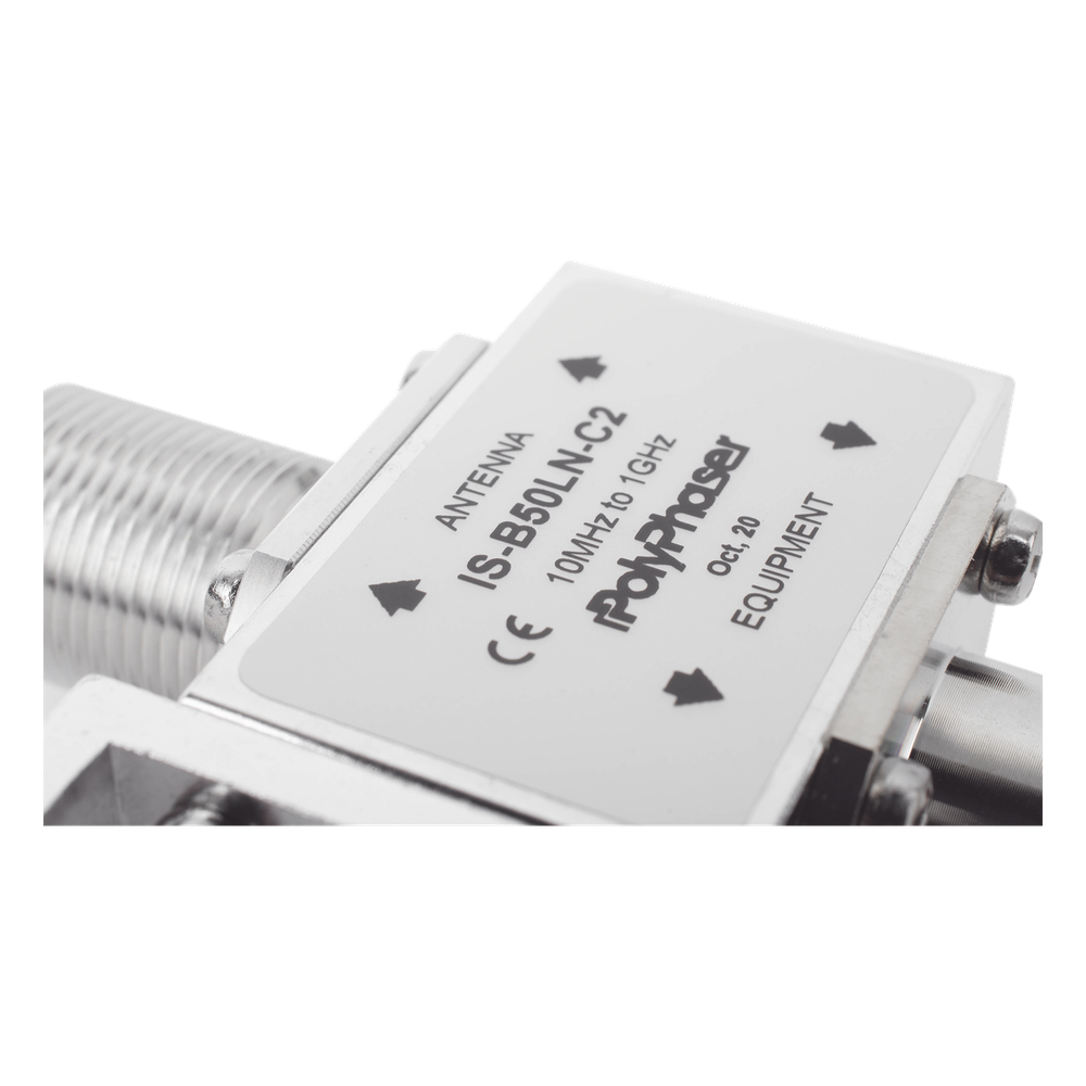 Protector Coaxial RF / 125-1000 MHz / 50 Ω / Conectores N Hembra / Bloqueo DC / 40 kA