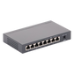 Switch Gigabit PoE+ no administrable de 8 puertos 10/100/1000 Mbps, solo 4 puertos PoE, para escritorio