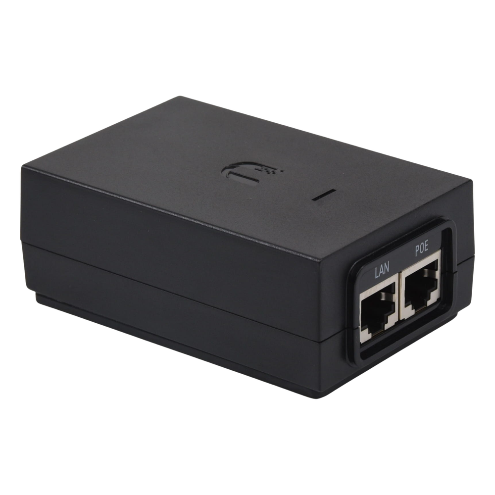 Adaptador PoE Ubiquiti de 24 VDC, 1.25 A con puerto Gigabit