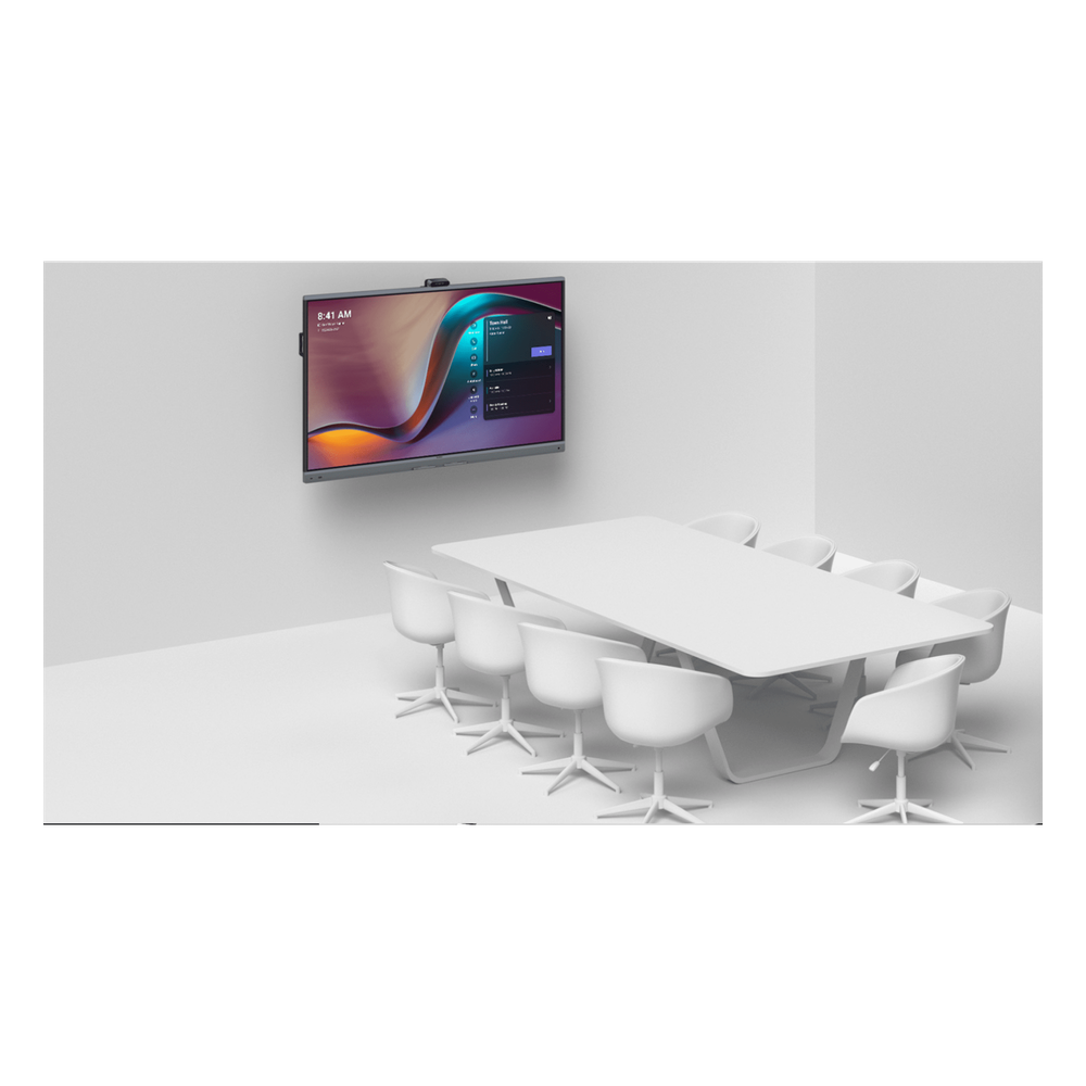 Yealink MeetingBoard 65 Pro, Centro de Colaboración Inteligente con IA, 4K UHD, Android 13, Micrófonos Integrados y Cámara Ultra Gran Angular