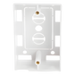 Caja de Pared Universal, Color blanco, Para montaje con Placas de Pared