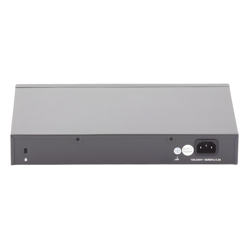Switch no administrable de 24 puertos 10/100 Mbps para escritorio/rack
