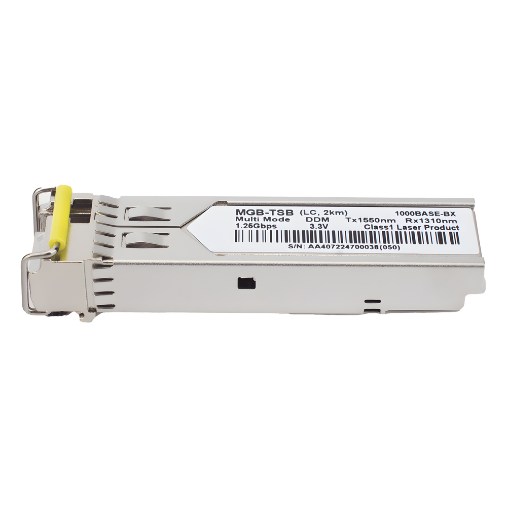 Módulo mini-GBIC SFP-Port 1000BASE-BX (WDM, TX:1550nm), 2 km (-40~85 grados C)