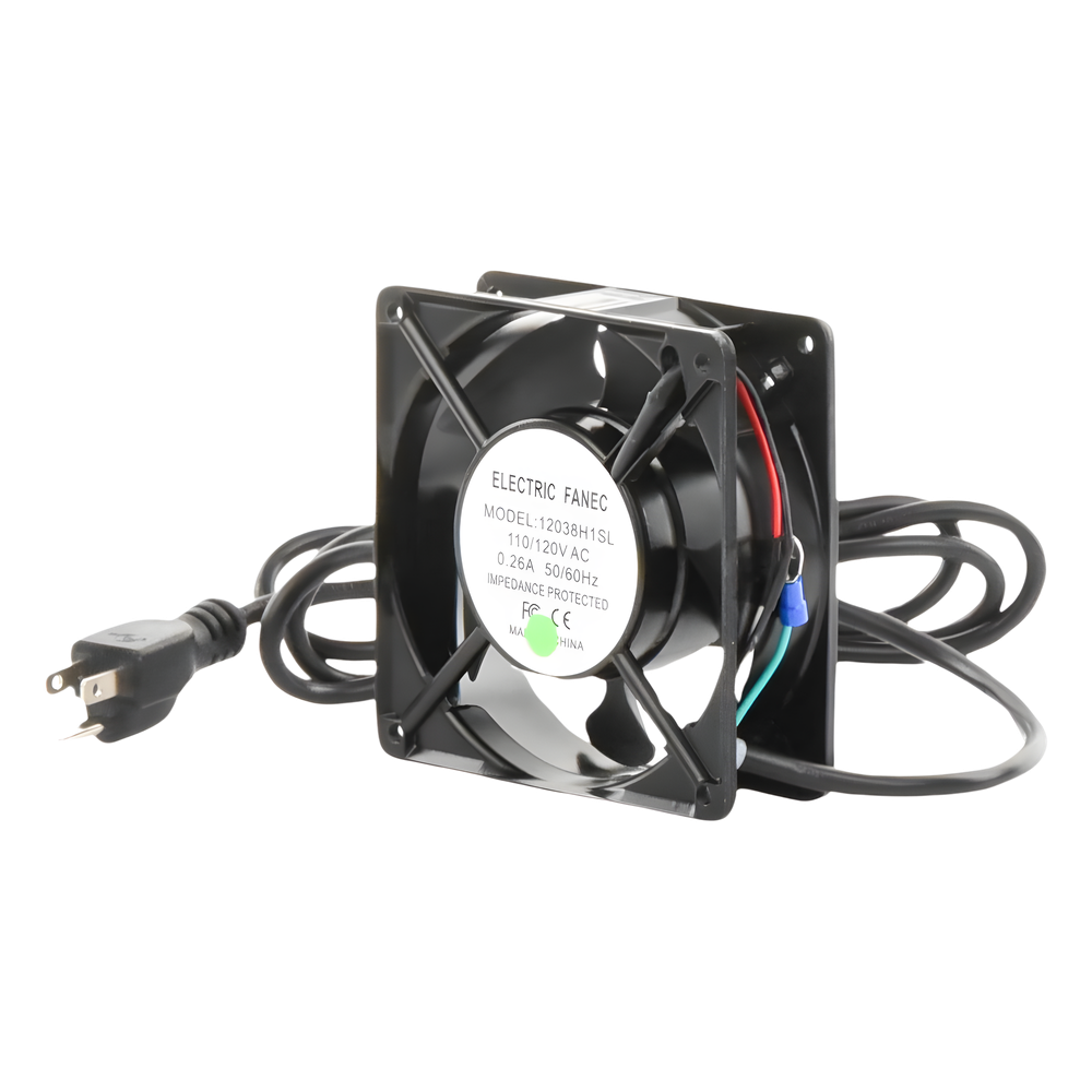 Ventilador 110 Vca de 12 x 12 cm con Cable y Clavija