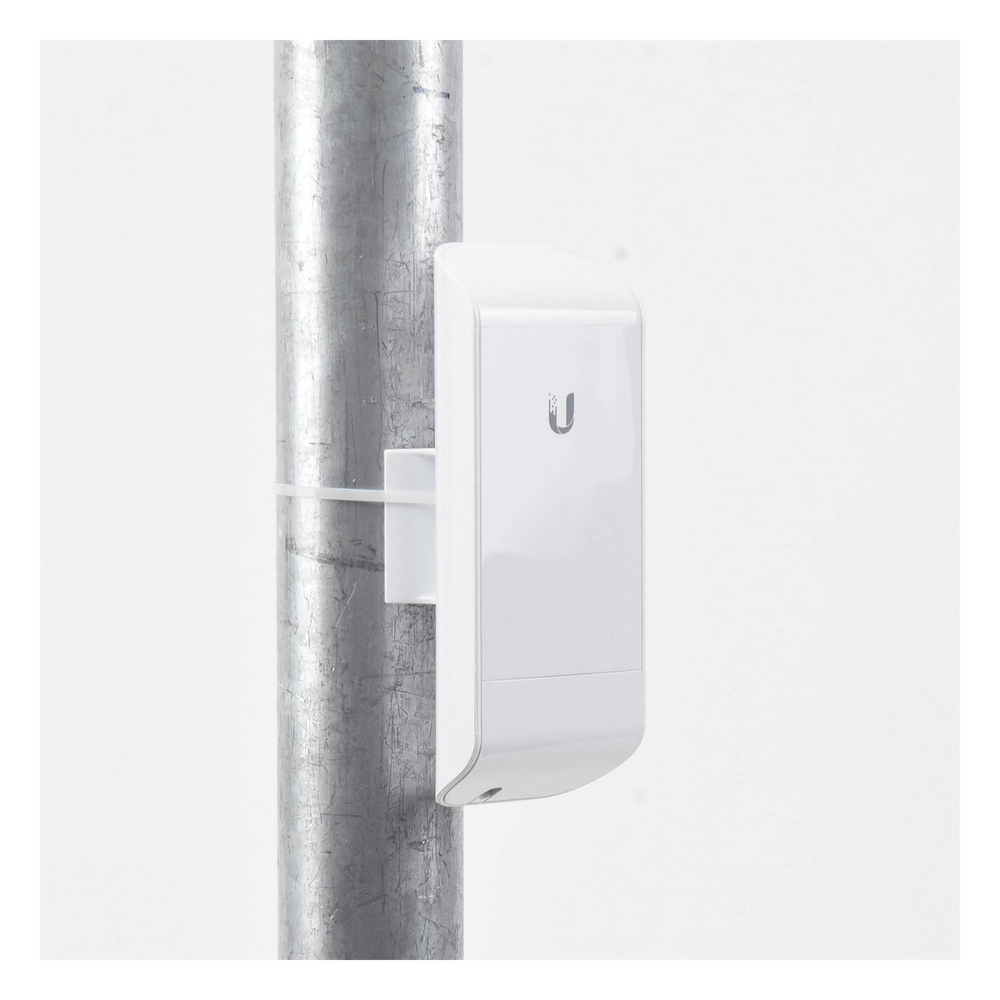 NanoStation airMAX locoM2 CPE, hasta 150 Mbps, frecuencia 2 GHz (2412-2462 MHz) con antena integrada de 8 dBi