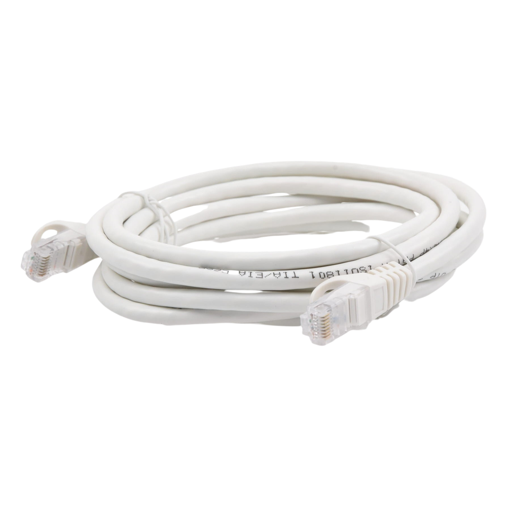 Cable de Parcheo UTP Cat6 - 3.0 Metros (9.84 Pies) - Blanco
