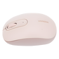 Mouse Inalámbrico 2.4G 800/1200/1600/2400 DPI | Función de 3 botones | Alcance 10m | Silencioso |  Ergonómico | Anti-caída y Anti-interferencias | Batería Alcalina AA incluida  | Color Dusty Pink.