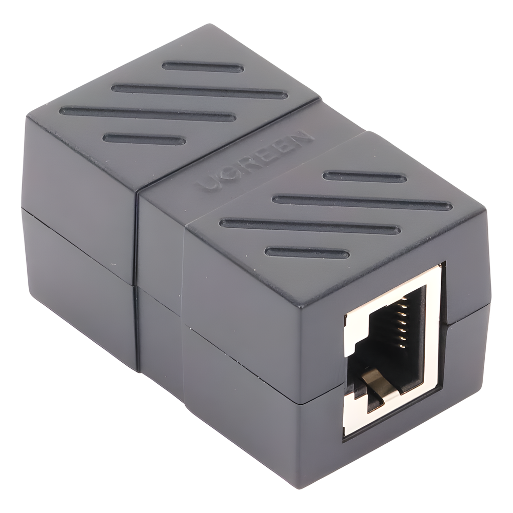 Acoplador (Extensor de Cable Ethernet RJ45 a RJ45) | 1000Mbps | Compatibilidad con Cat7 Cat6A Cat6 Cat5e | Compatible con POE | Ignífugo | ABS