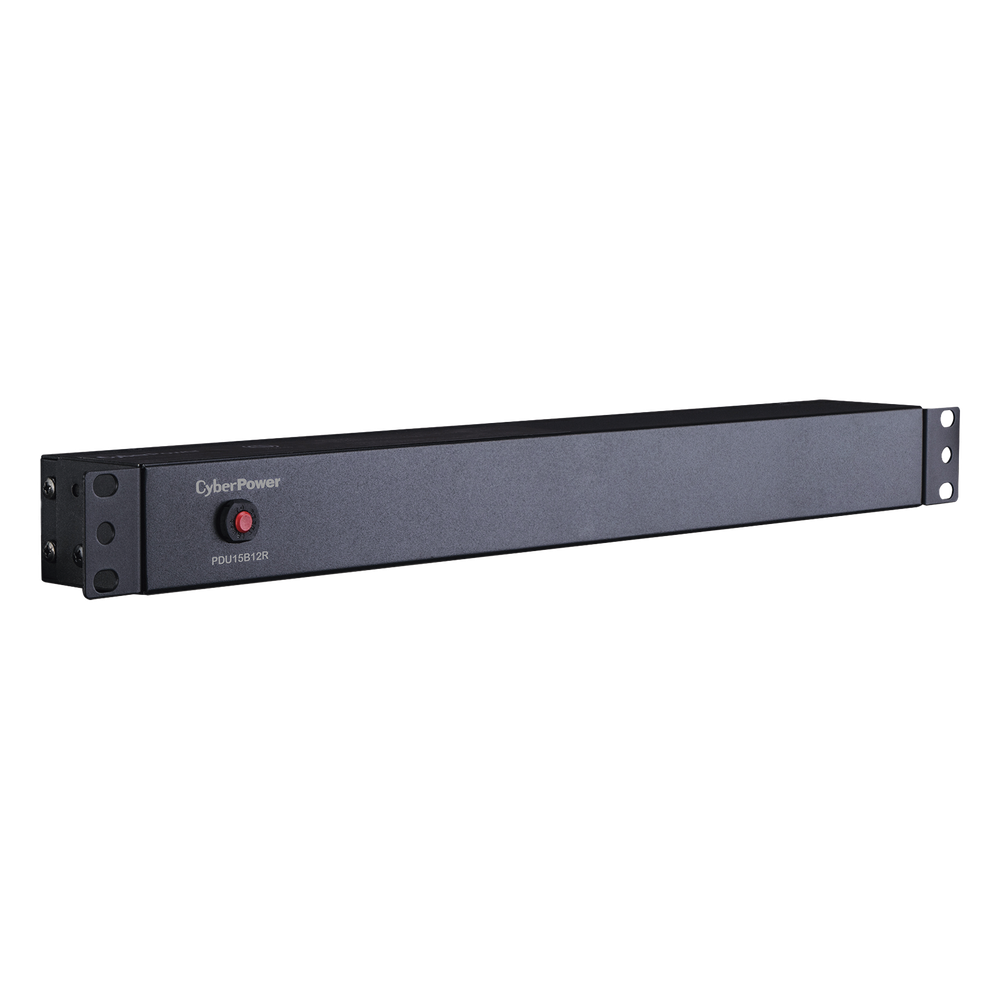 PDU Básico Para Distribución de Energía, Con 12 Tomas NEMA 5-15R Traseras, 1UR, 15 Amp, 120 Vca