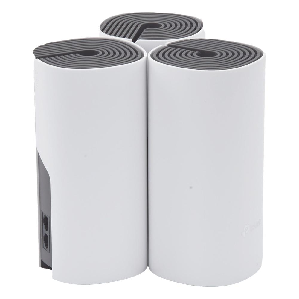 Kit de Router inalámbrico mesh Deco E4 para Hogar / Doble banda AC 1200  / 2 puertos 10/100 Mbps / Compatible con amazon alexa.