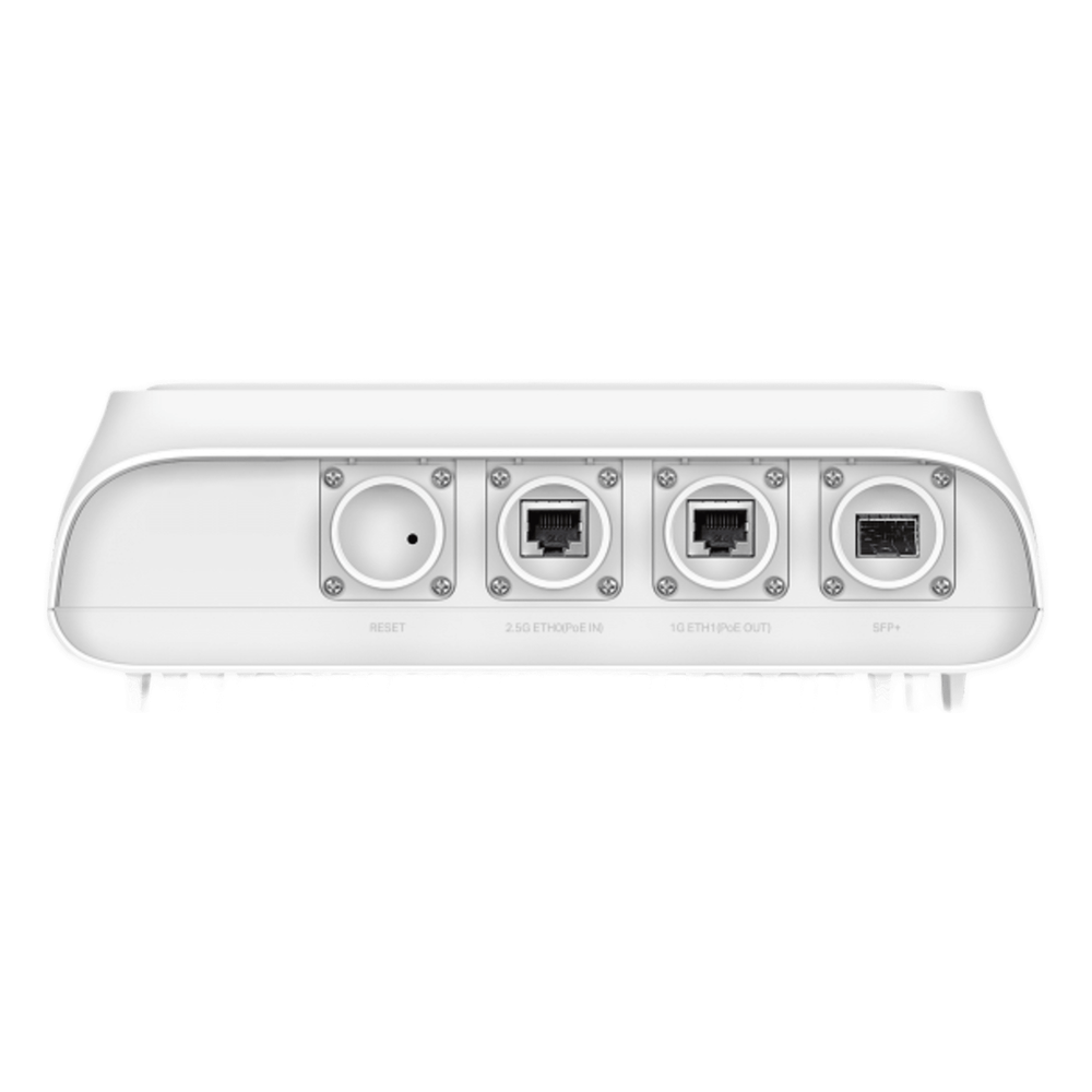 Access Point Wi-Fi 6 Exterior AX3600 / 3.6 Gbps Velocidad Total / 4x4 MU-MIMO / IP68 / Protección Rayos 6 kV / Gestión Cloud Omada / -40°C a +70°C / Alta Densidad de Usuarios