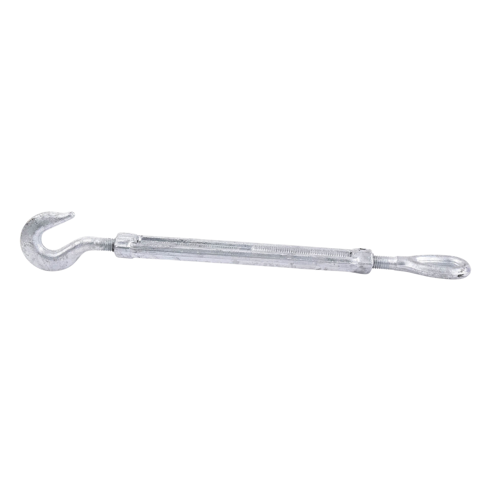 Tensor de 5/8" x 9" Acero Forjado OJO-GANCHO Galv. Inmersión en Caliente (Carga Max. 2250 lbs).