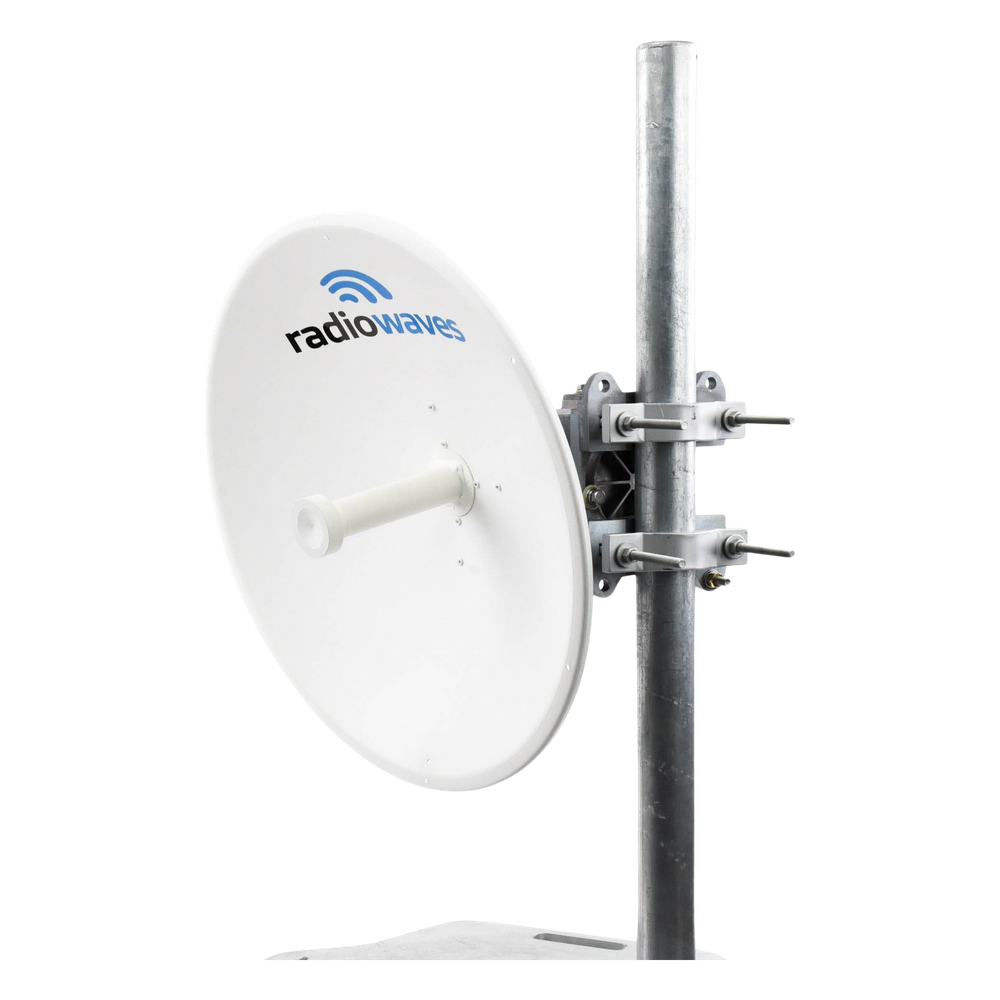 Antena Direccional de alto desempeño, Dimensiones (2 ft), Ganancia de 29 dBi, 4.9-6 GHz, Conectores N-hembra, Fácil instalación, Preensamblada, Montaje incluido