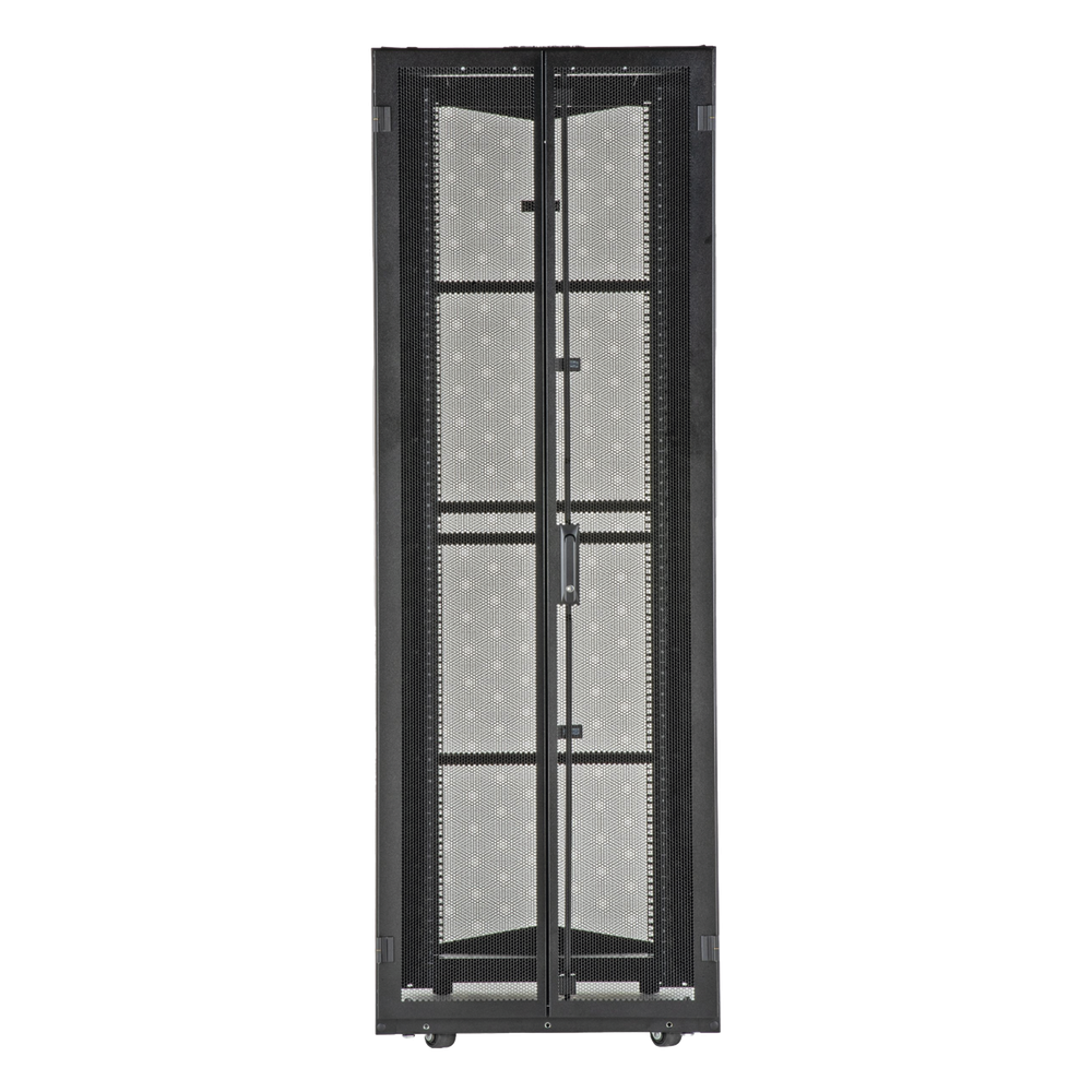 Gabinete FlexFusion para Centros de Datos, 45 UR, 800 mm de Ancho, 1200 mm de Profundidad, Fabricado en Acero, Color Negro
