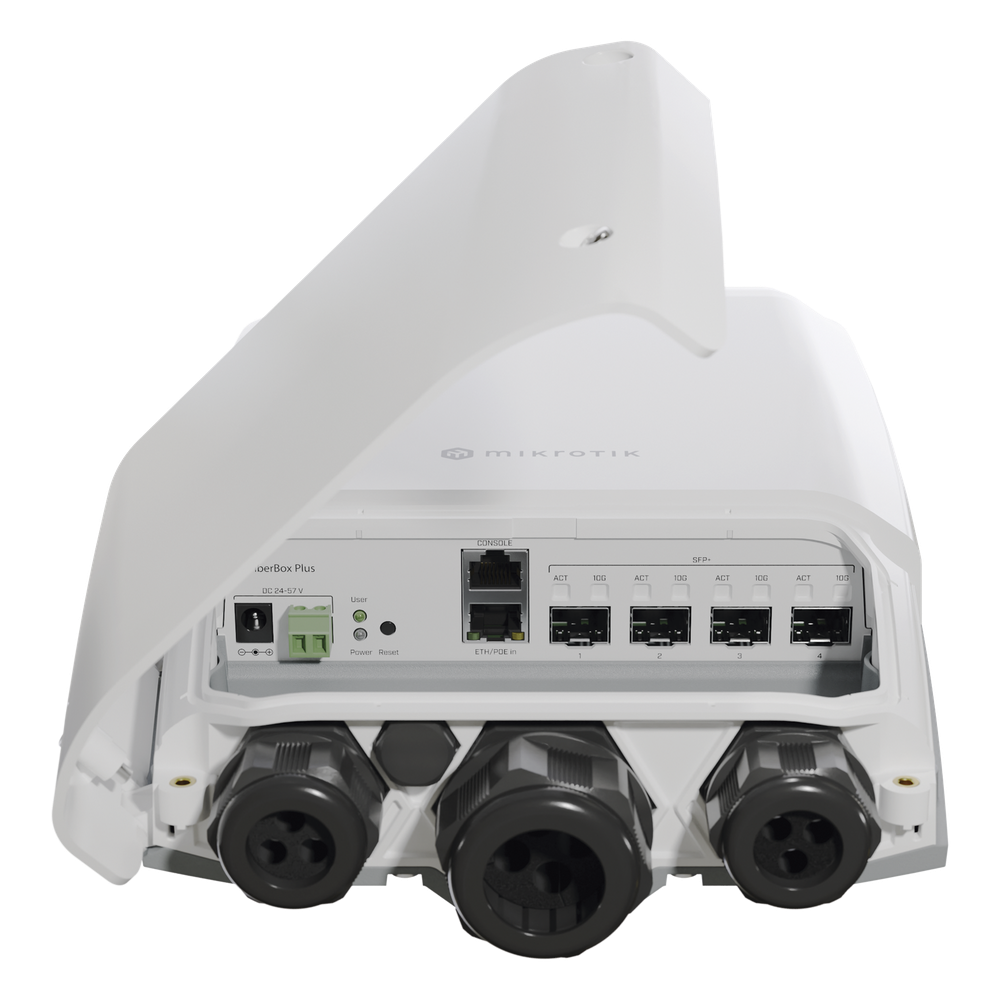 (FiberBox Plus) Switch 4 puertos SFP+ 10 Gbps, Para exterior