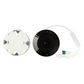 (HikFire) Mini Fisheye IP 4 Megapixel con Detector de Humo Puntual  / Autónomo / Entrada y Salida de Alarma / 15 mts IR / PoE / WDR 120 dB / Alarma de 85 dB / MicroSD 128GB / Compatible con Hik-Connect