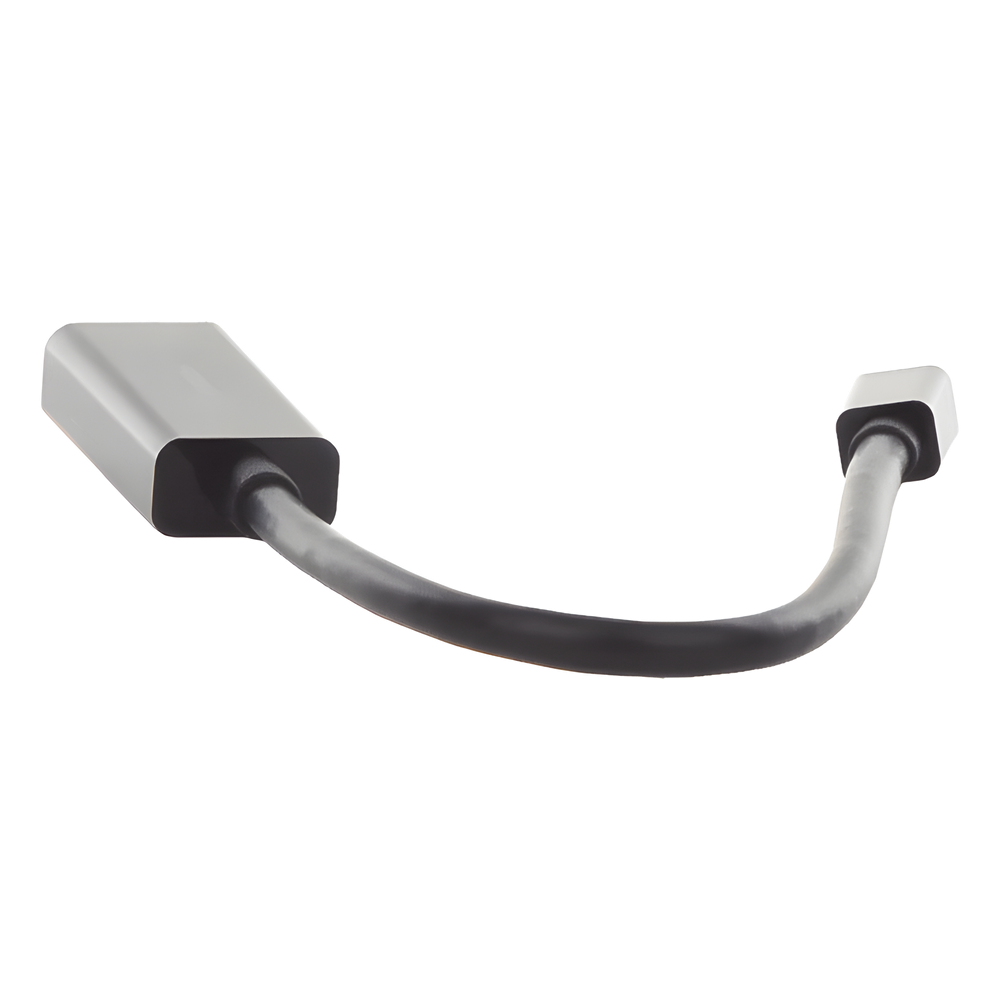Convertidor Mini Display Port a HDMI / 4K@30Hz / Thunderbolt / Blindaje Interno Múltiple / Carcasa ABS / Longitud de 25 cm (9.84 pulgadas)