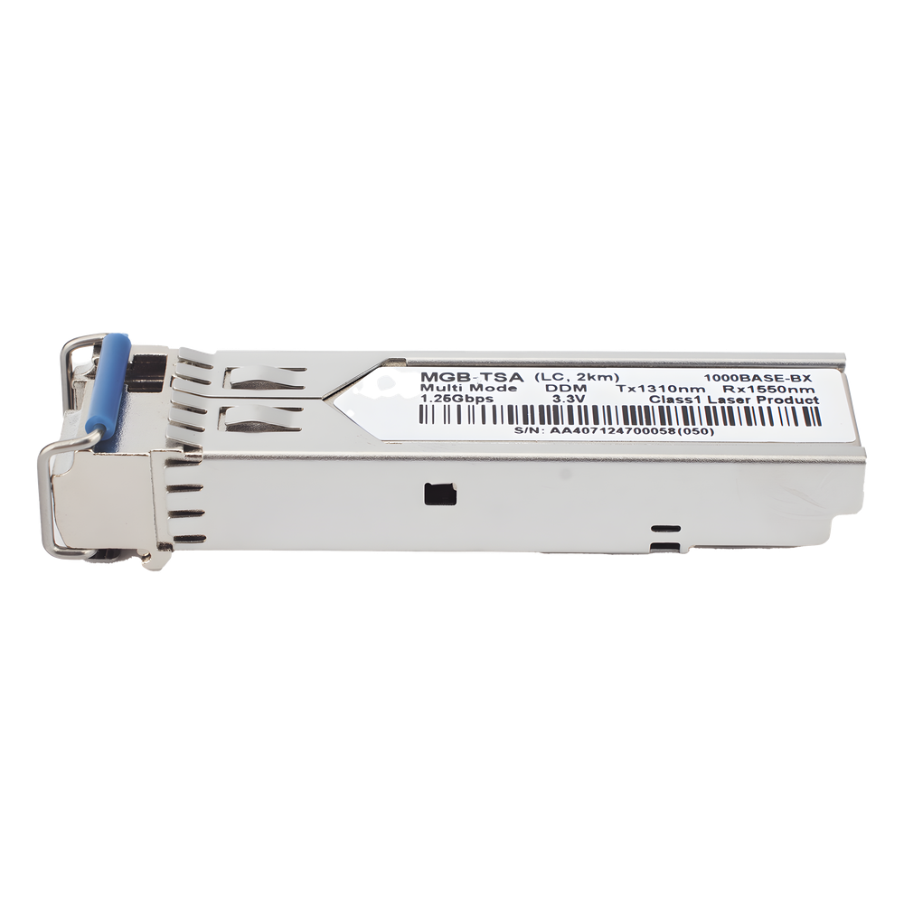 Módulo mini-GBIC SFP-Port 1000BASE-BX (WDM, TX:1310nm) - 2 km (-40~85 grados C)