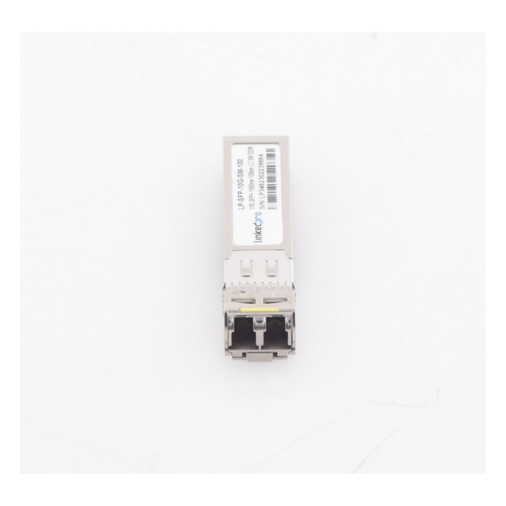 Transceptor Óptico SFP+ (Mini-Gbic) / Monomodo 1550 nm / 10 Gbps / 10GBASE-ZR / Conectores LC/UPC Dúplex / DDM / Hasta 100 km