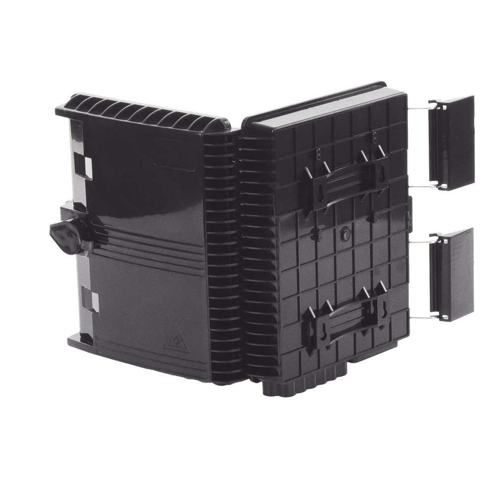Cierre de Empalme para 24 Fusiones de Fibra Óptica, Interior/Exterior, con 8 Acopladores SC/APC y Splitter 1x8 SC/APC Incluido, IP65