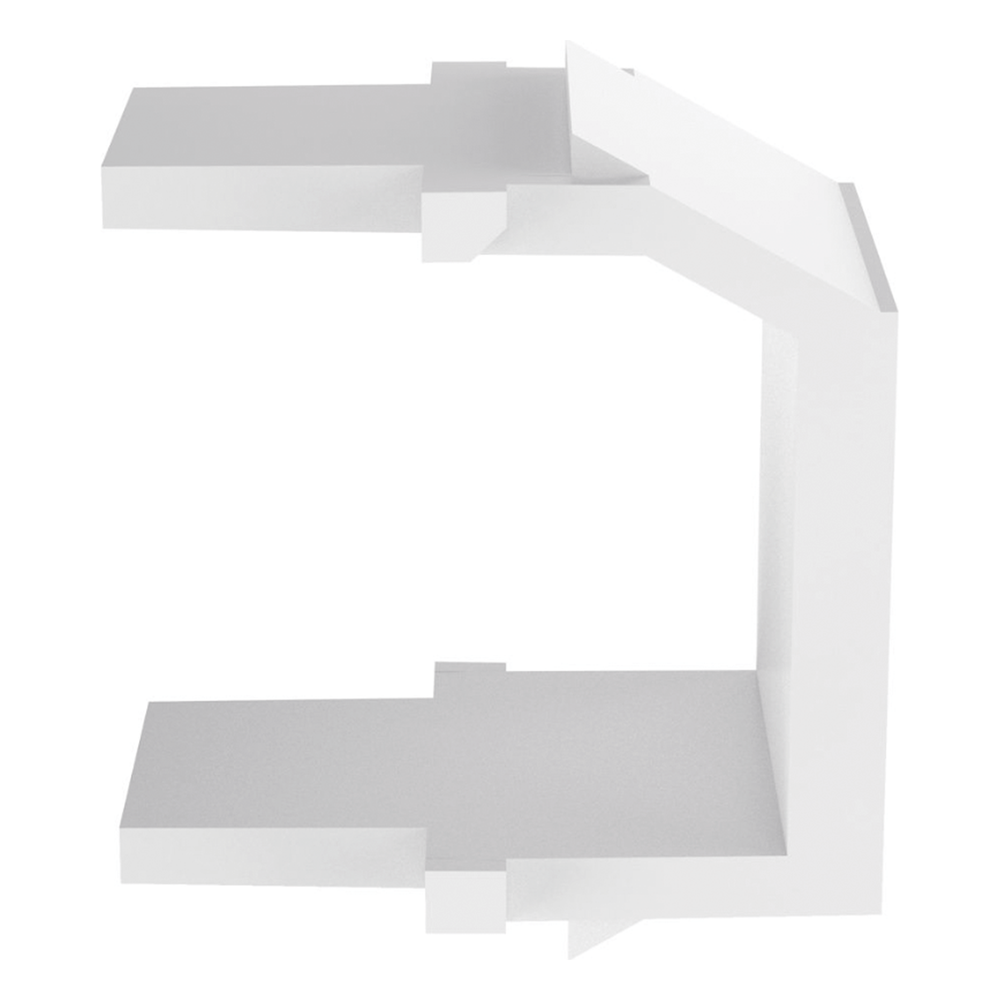 Módulo de Tapa Ciega (Inserto Ciego), Tipo Keystone, Color Blanco, 1 Pieza