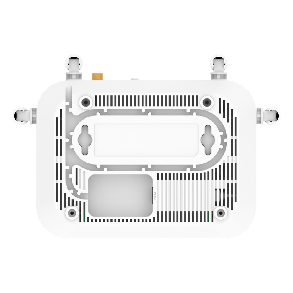 Router ONU GPON/EPON Wi-Fi 5 / 1200 Mbps (2.4 GHz + 5 GHz) / Puerto PON SC/UPC / 2 Puertos Gigabit LAN/WAN / 4 Antenas Externas / Mesh / 84 Clientes