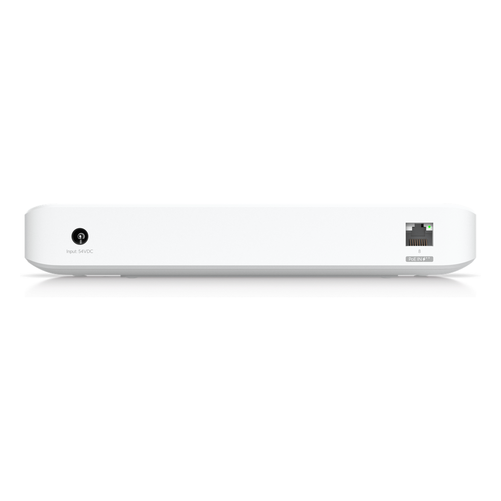 USW Ultra 210W Switch de 8 Puertos GbE (7 Puertos PoE+ y 1 Puerto Entrada PoE++) con Opciones de Montaje Versátiles
