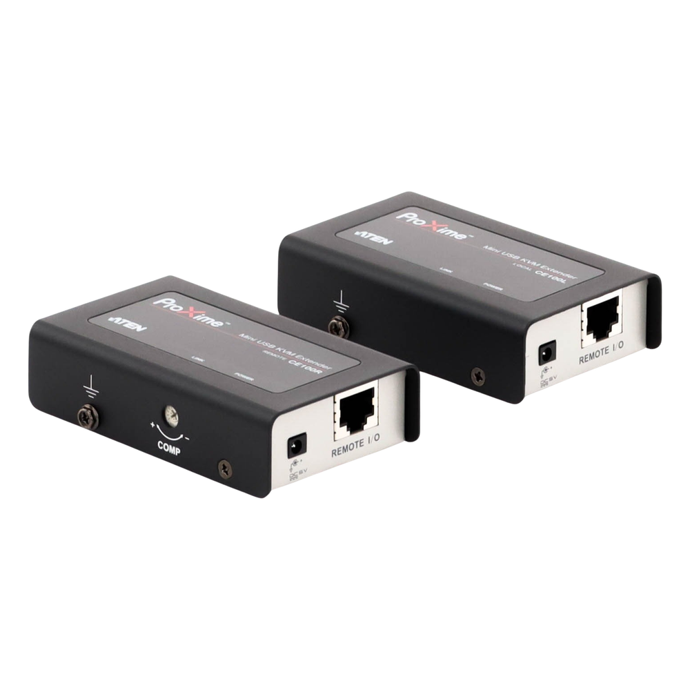 Extensor KVM USB | Acceso remoto PC | Hasta 100 m Cat5e | 1920x1200 | Protección ESD | Ajuste deskew