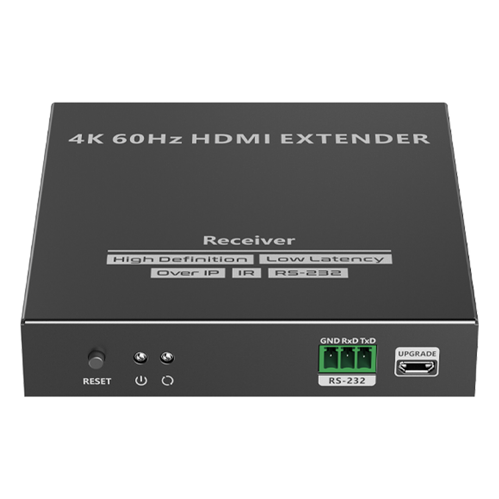 Receptor Compatible para Kit TT582 | 4K @60Hz | Cat 6, 6a y 7 |  hasta 120 metros |