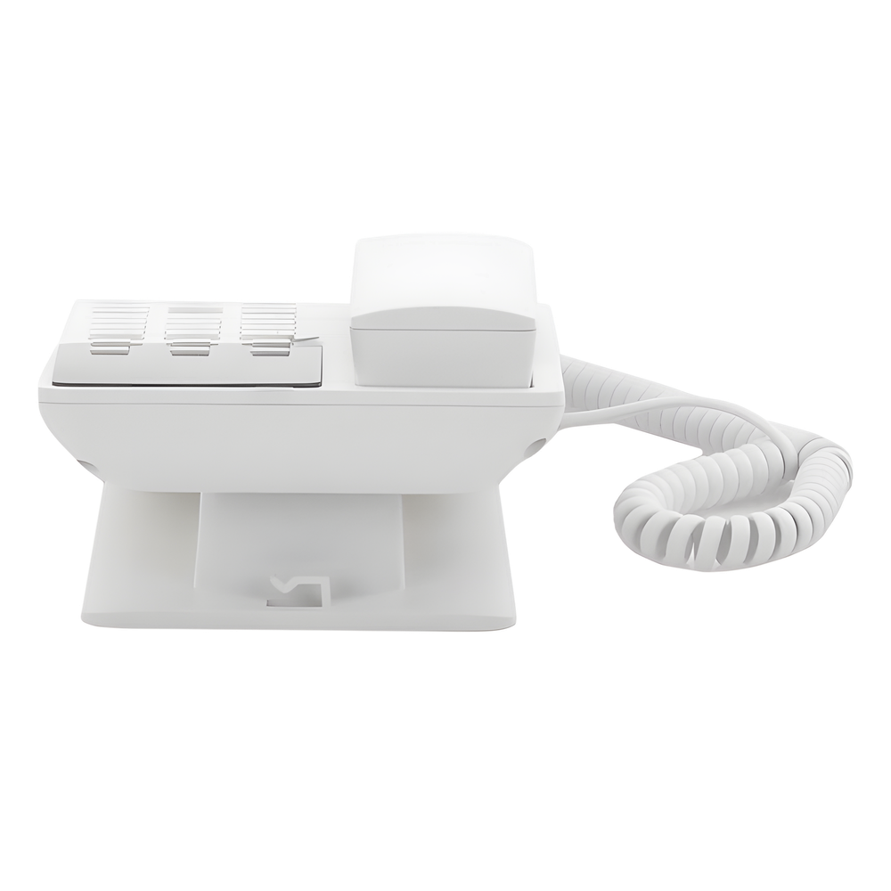 Teléfono IP Hotelero Wi-Fi, 2 líneas SIP con 2 cuentas, codec Opus, IPV4/IPV6, color blanco, con gestión en la nube GDMS