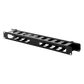 Organizador de Cables Horizontal de 1U para Rack de 19" con Cubierta Metálica